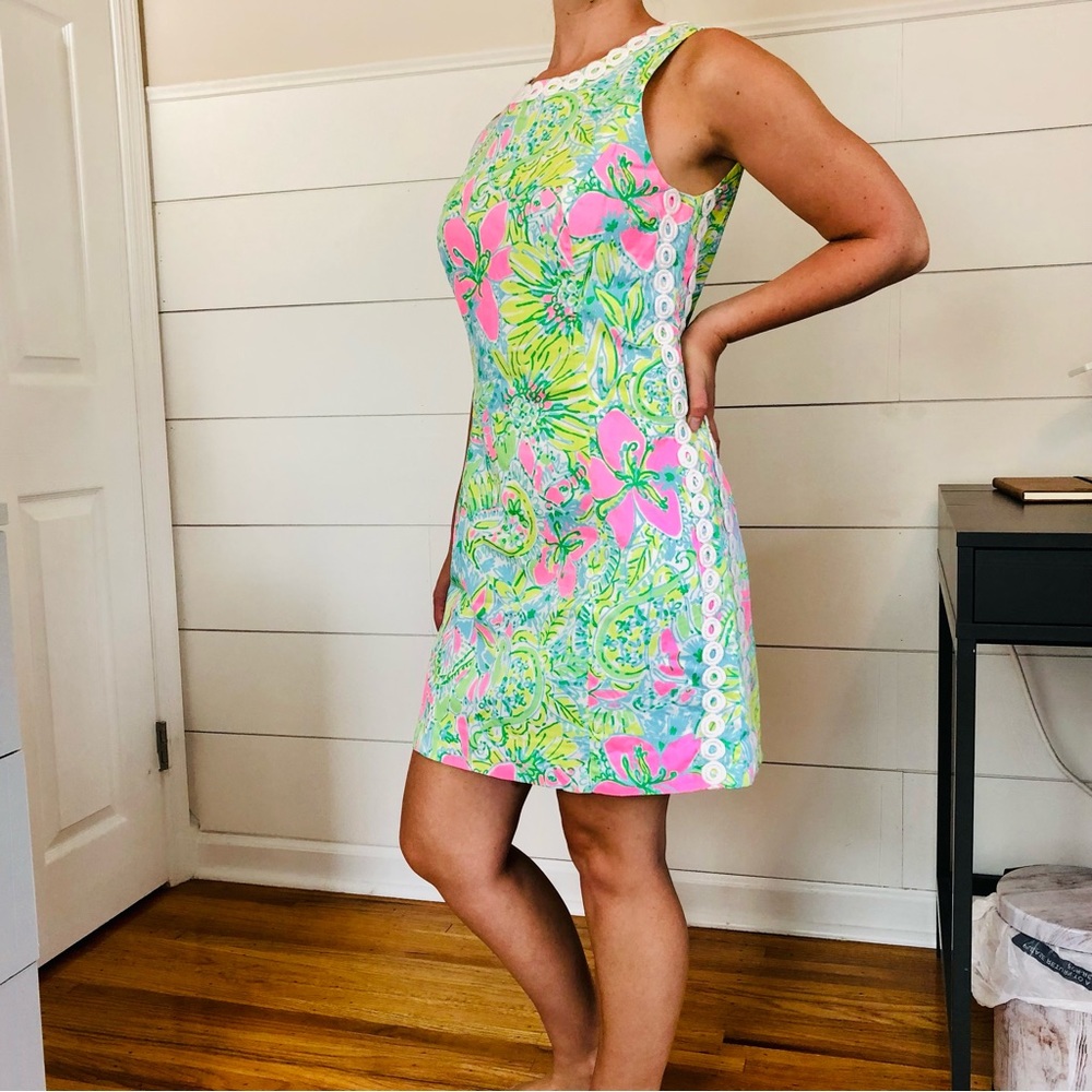 Lilly Pulitzer Coconut Jungle Mila Shift Sheath Dress